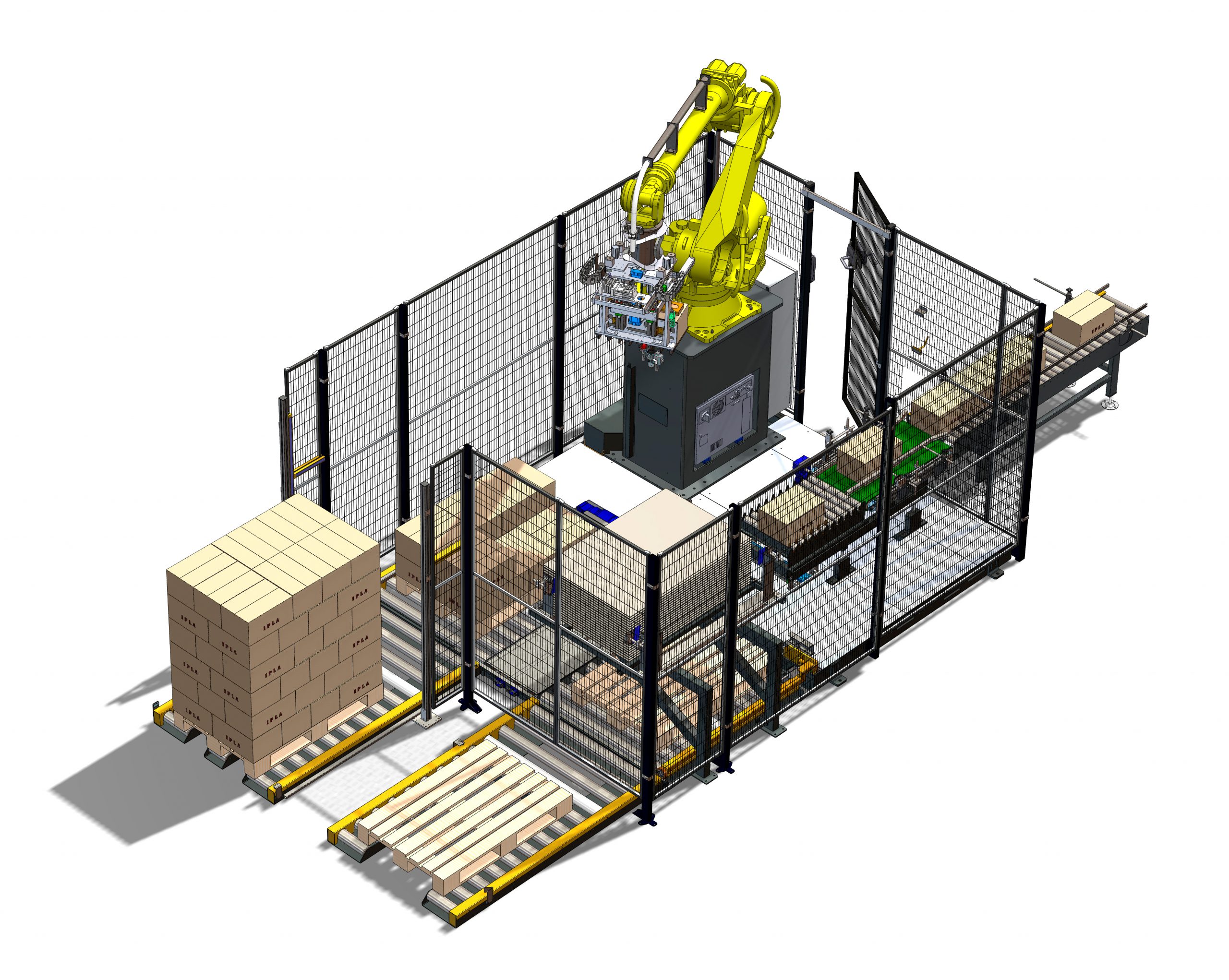 End of line palletizing equipment · Palletizing Solutions